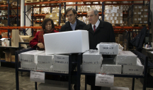 El Ministro de Salud Jorge Lemus visitó nuestra planta ubicada en Avellaneda